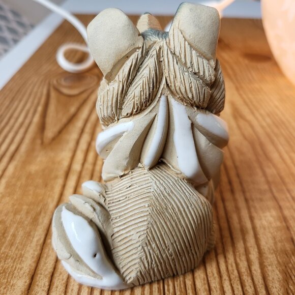 Vintage Artesania Rinconada Collie Dog figurine Handmade Uruguay Ceramic 3" tall - Picture 13 of 15